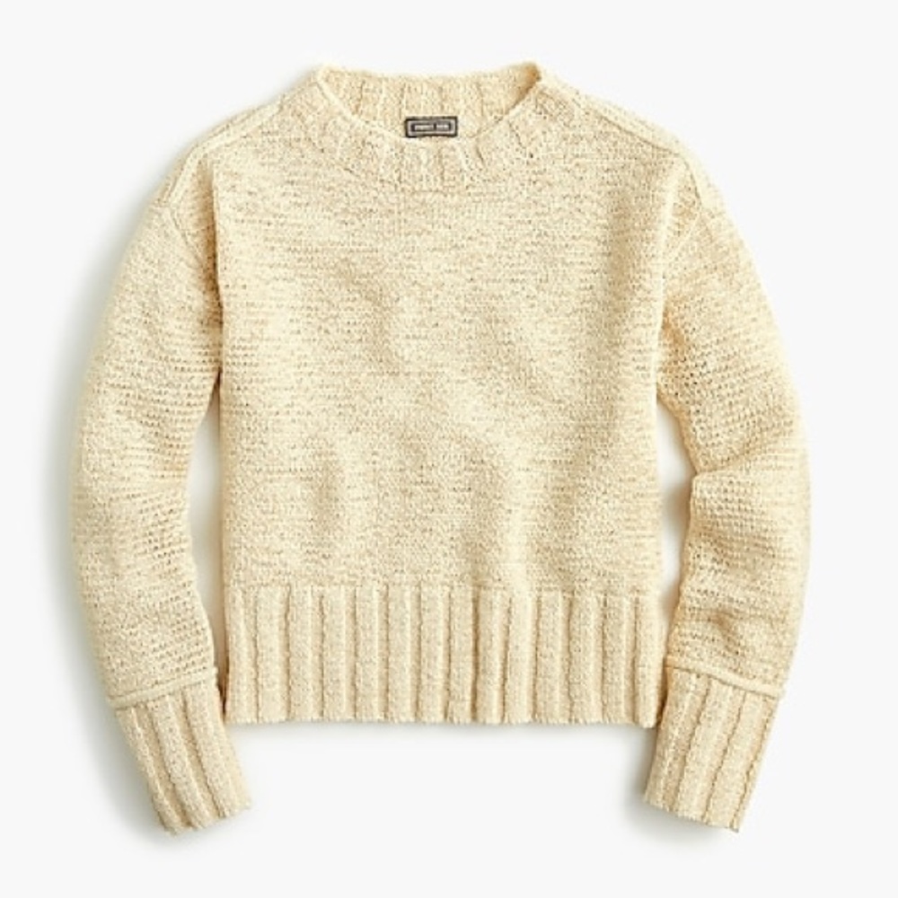 J. Crew Wide-rib Crewneck Sweater